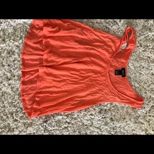 Orange crop top